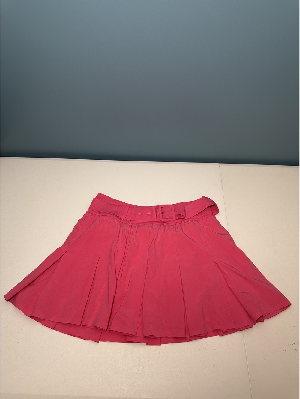 Offline by Aerie Pink Pleated Skort with Belt, Size M